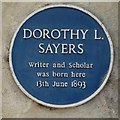 Dorothy L Sayers Blue Plaque