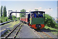 Train arriving at Milton Regis Halt, 1996