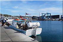 SY6874 : Weymouth Ferry at Portland Marina by Des Blenkinsopp