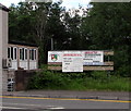 Aberbargoed RFC information board, Commercial Street, Aberbargoed