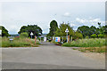 Former level crossing gates off Aerodrome Road