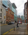 Birmingham: old and new on Edmund Street