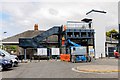 Pedestrian walkway connecting all the platforms under construction - Kilwinning