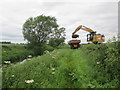 SE8433 : Soil  bank  on  right  being  removed by Martin Dawes