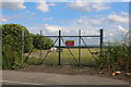 The new back entrance to RAF Bicester airfield