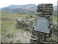 NY3401 : Black Crag summit view - towards the Coniston fells by Peter S