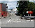 Entrance to Lampeter Delivery Office yard