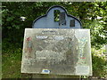 Information board on the towpath of the Montgomry Canal at Garthmyl