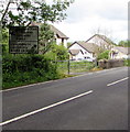 A482 directions sign alongside the A485 in Cwmann, Carmarthenshire