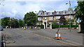 Roundabout on Cleveden Road