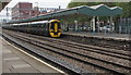 ST3088 : Portsmouth Harbour train at platform 1, Newport Station by Jaggery