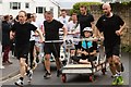 Calm among the chaos, Knaresborough Bed Race