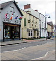 Four flags, High Street, Lampeter