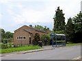 Bus Stop outside Our Lady of Pity Church