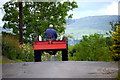 Farmer on tractor, Relaghdooey