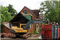 Building under demolition, Lyons Crescent