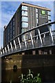 Footbridge and Holiday Inn Express hotel