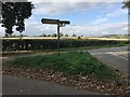 SP1666 : Lane junction in shadow, Hazelwood Green by Robin Stott