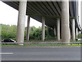 Beneath the M4 motorway