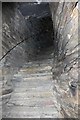 HU4523 : Stairs up between the walls of Mousa Broch by Russel Wills