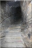 HU4523 : Stairs up between the walls of Mousa Broch by Russel Wills
