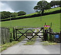 No public footpath - KEEP OUT, Lampeter