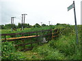 Blocked footpath off the A62, Leeds