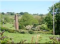 The chimney of a derelict flax mill on the Monaghan Road, Newtownhamilton