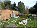 Graves, Addington churchyard