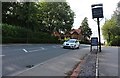 Outside the Long Dog pub, Waddesdon