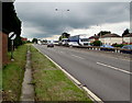 Narrow path alongside the A38, Alrewas