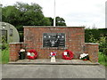 TM3195 : Memorial to the 448th BG near the airfield museum by Adrian S Pye