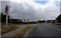 ST3034 : On the roundabout at the northbound junction 24 exit from the M5 by Rob Purvis