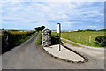 Entrance to Bayview farm holiday cottages, Artimacormick