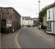 ST3390 : Brown signs, High Street, Caerleon by Jaggery