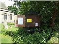 TF4807 : St. Edmund Church Notice Board by Geographer