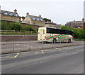 Sewards coach near the Woodroffe School, Lyme Regis