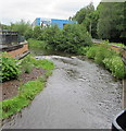 Upstream along the Rhymney River, New Tredegar