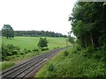 Railway line east of Three Arch Bridge