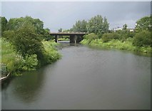 SP8966 : River Nene Navigation: A45 road bridge by Nigel Cox