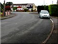 Bend in Sir Stafford Close, Caerphilly