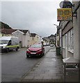 M&Ms sign on a New Tredegar corner