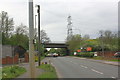 View along A607 towards A1 overbridge