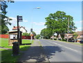 Bus stop and shelter on Alcester Road, Hollywood