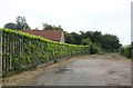 Field entrance by Church Farm, Cabourne