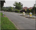 Pedestrian refuge in Risca Road, Newport