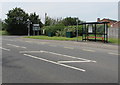 Bus stop and shelter near Badgeworth Lane, Shurdington