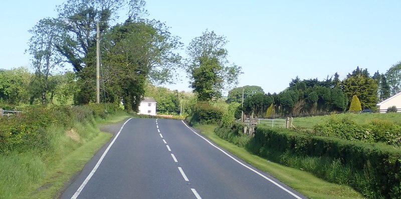 The Newry Road at its approach towards... © Eric Jones :: Geograph Ireland