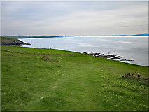SH2990 : The Anglesey Coastal Path near Porth y Dwfr by Jeff Buck