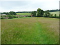 Footpath across a meadow, St Paul